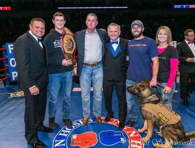 Limitless K9 of Jacksonville, Fl with a protection dog at Guns and Hoses event